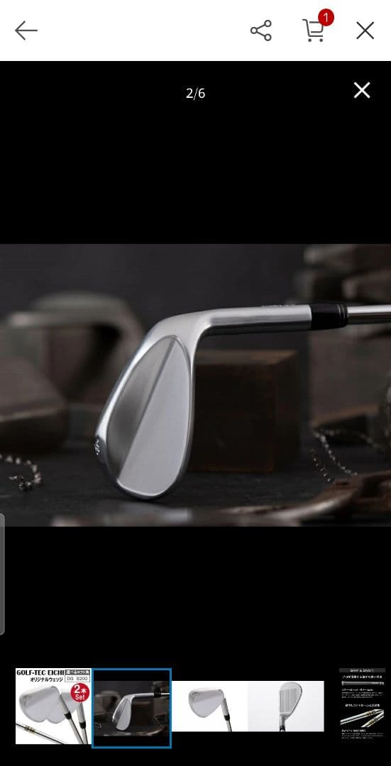 ゴルフテック叡智 Wedge2本セット(54,58)DG200