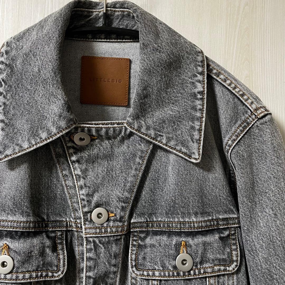 ジャケット・アウター LITTLEBIG 23ss Denim Blouson Bio Bleach