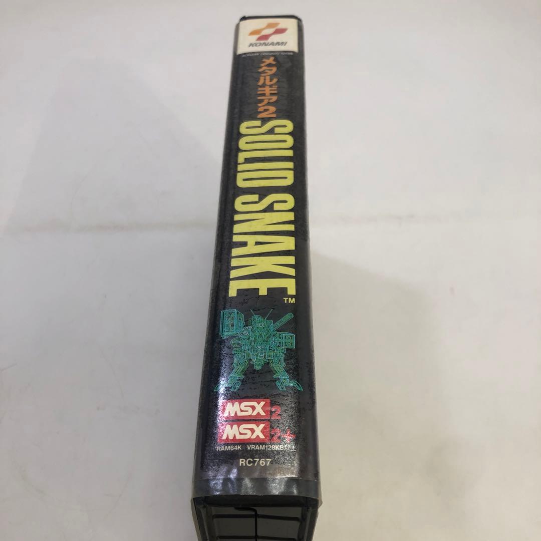 希少 KONAMI メタルギア2 SOLID SNAKE MSX2 MSX2+