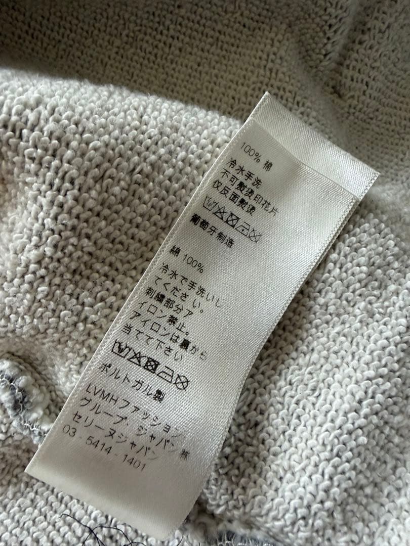 セリーヌ トリオンフ コットン パーカー グレー