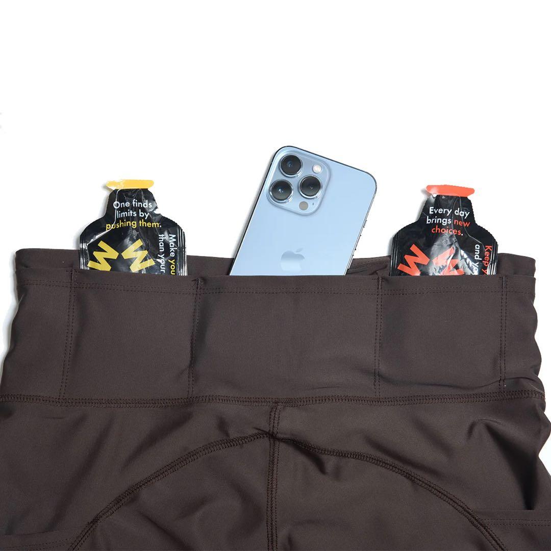 charbon 10 POCKETS SHORT LEGGINGS ターコイズ