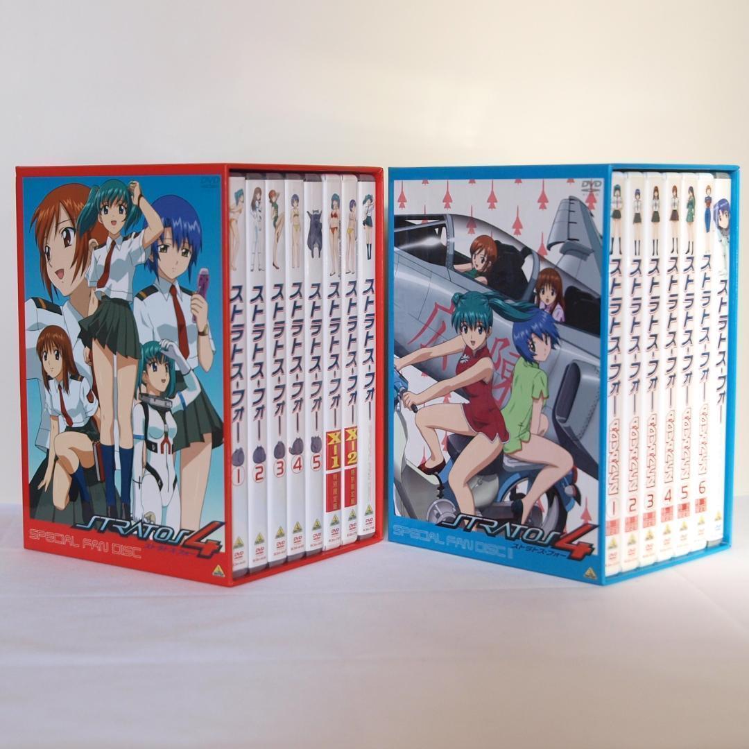 ストラトス・フォー DVD 全巻（18巻）＆フィギュア、エプロンセット アニメ