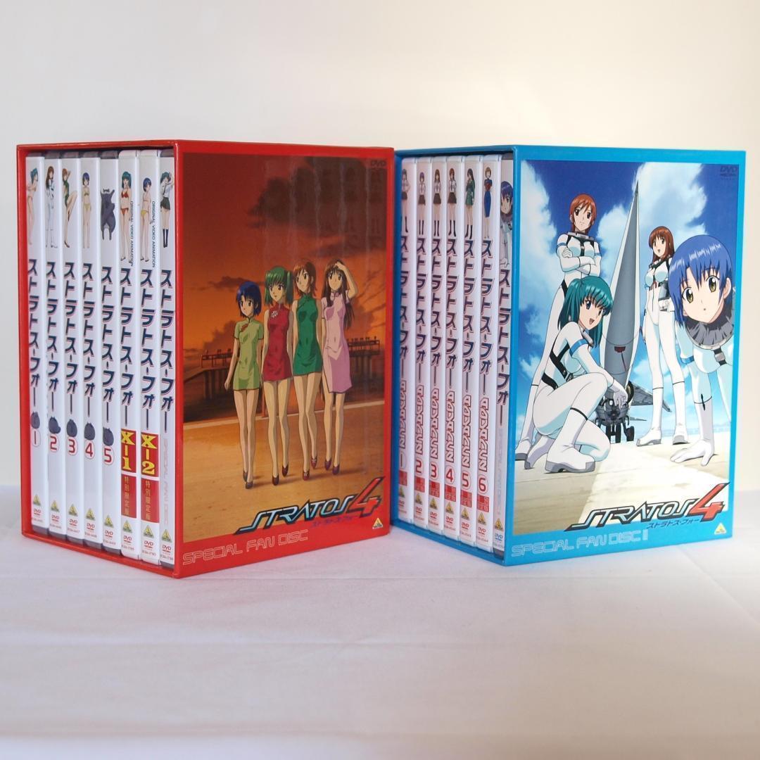 ストラトス・フォー DVD 全巻（18巻）＆フィギュア、エプロンセット アニメ