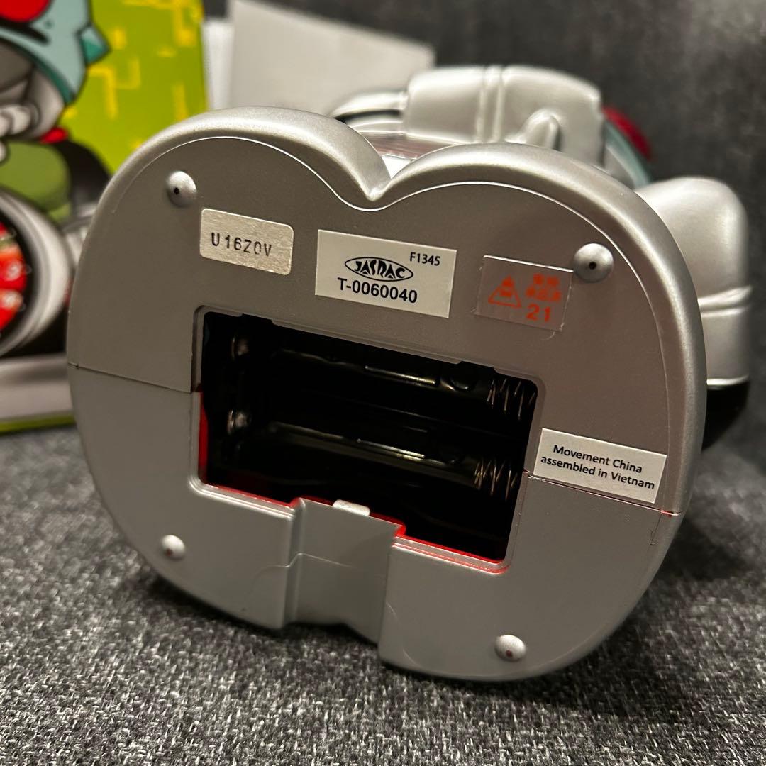 リズム時計工業　仮面ライダー１号　目覚まし時計　簡易動作確認済　本郷猛　藤岡弘