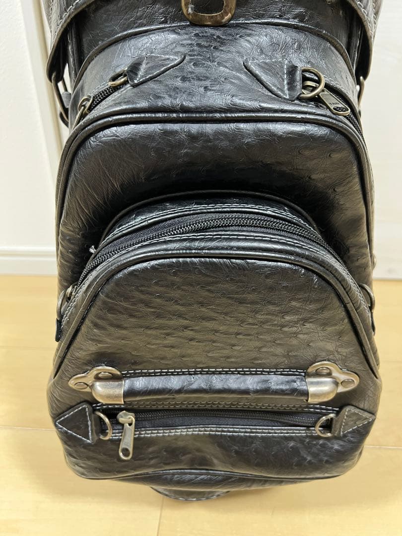 【未使用・超希少】YAMAHA / ヤマハ キャディバッグ オーストリッチ風