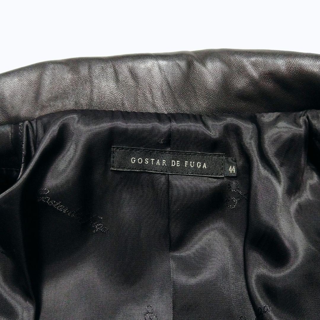 ✨美品✨FUGA 羊革 本革 レザー ダブル ライダース ジャケット 44 M