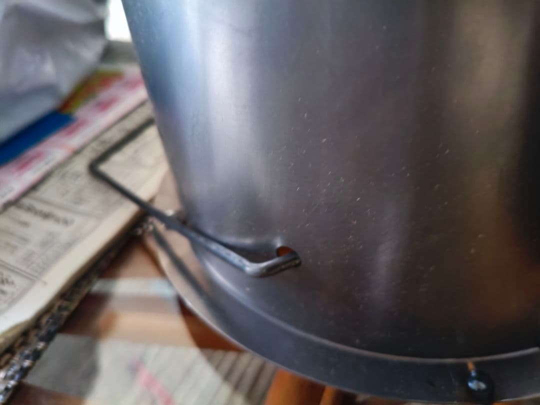 高耐久ステンレス網付／縦約27×横約25cm丁度よいカマド／焚き火