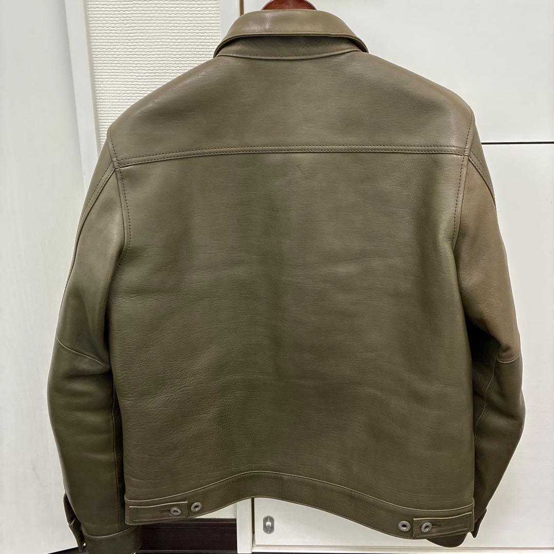 限界価格y2leather ワイツーレザー　エコホース　2nd オリーブ