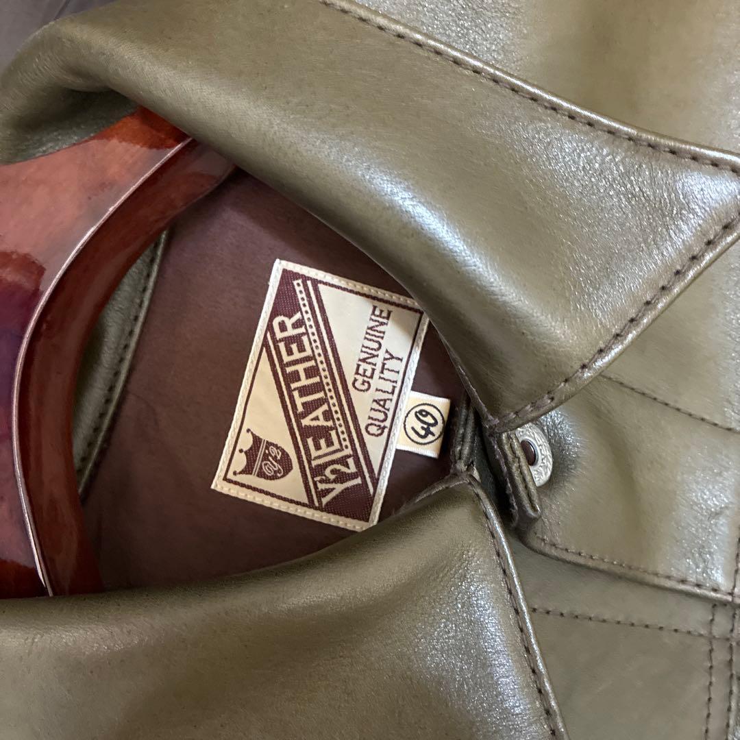 限界価格y2leather ワイツーレザー　エコホース　2nd オリーブ