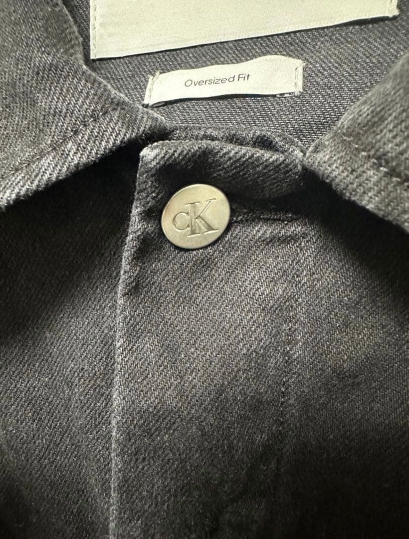 O*魂様 【新品】お買い得！カルバンクライン　ブラック　デニムジャケットBTS