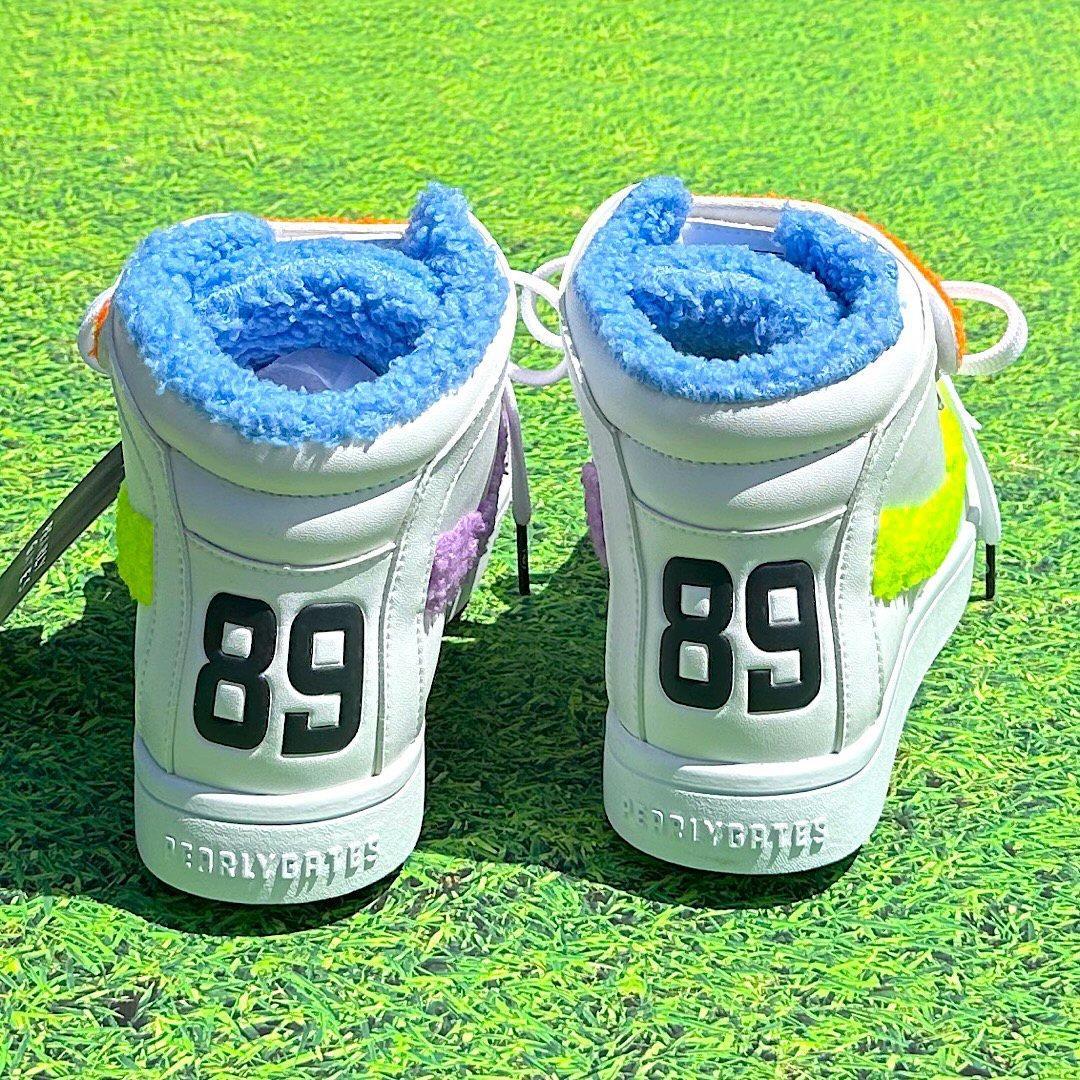 535★パーリーゲイツ定価41,800円メンズゴルフシューズカラフルボア26.5