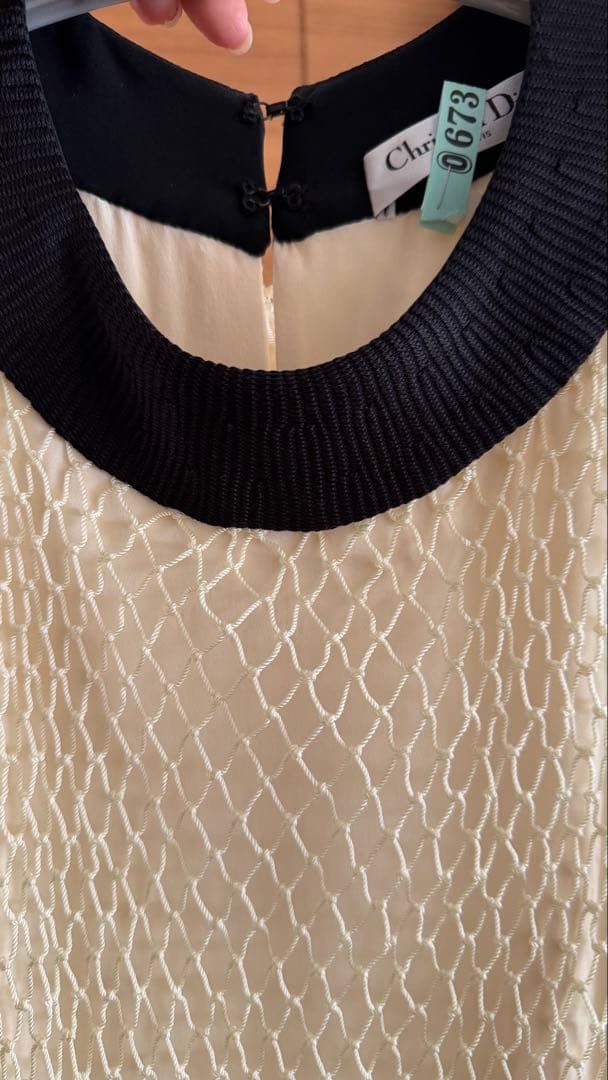 クリスチャンディオール　プリーツワンピース