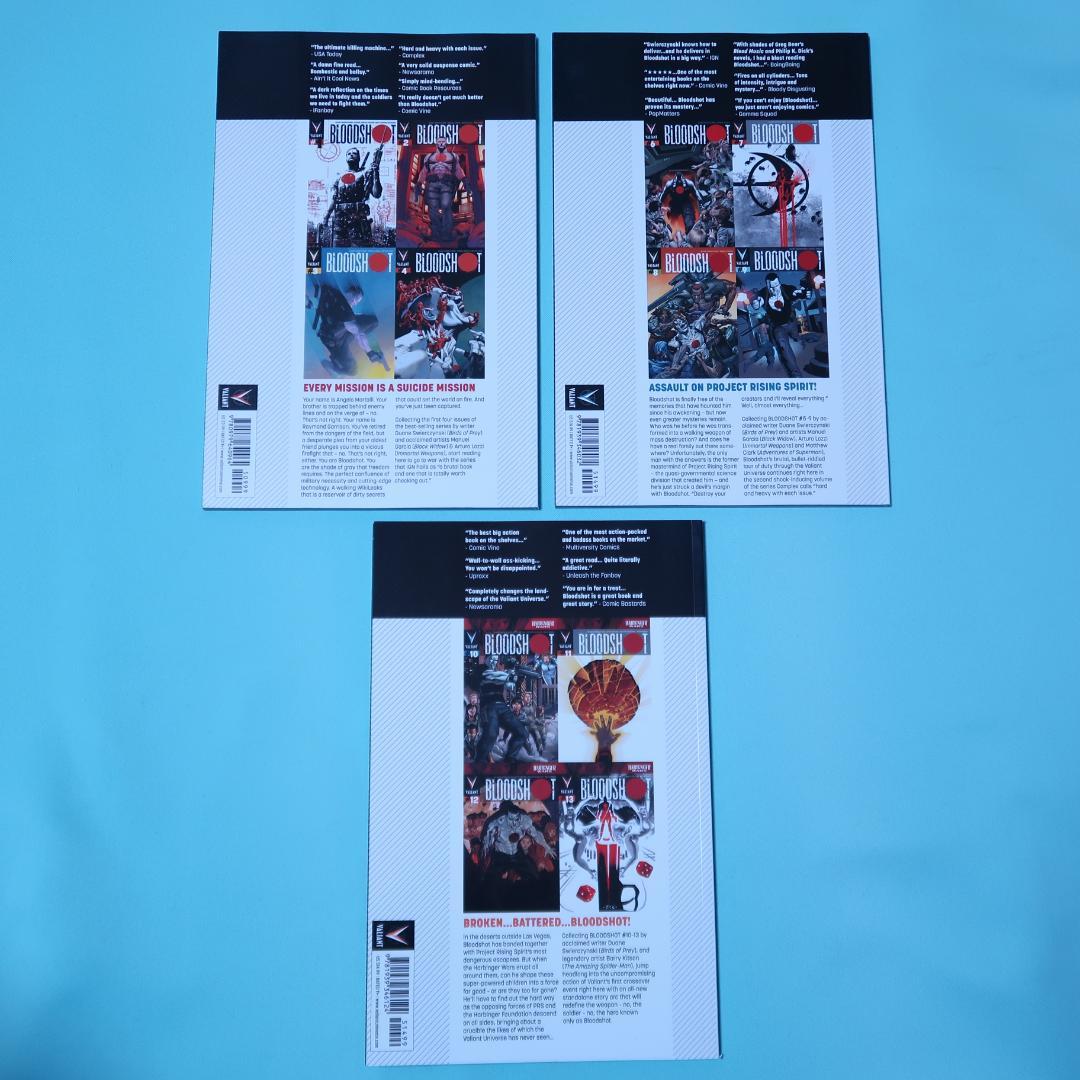 セール！　洋書　アメコミ　Bloodshot Reborn　VALIANT　3冊