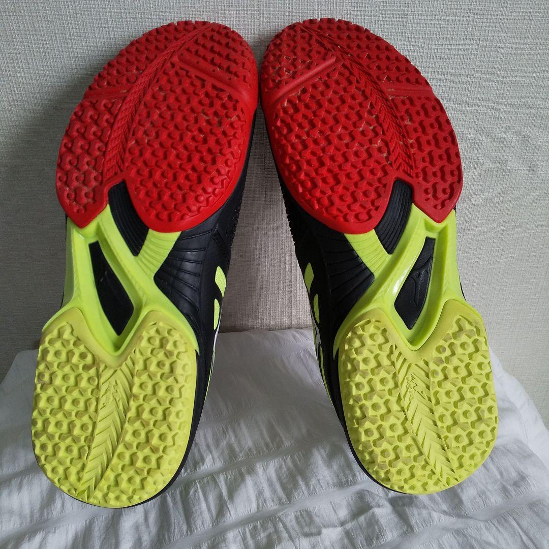 美品 ミズノ ウェーブエクシードツアー 5 28cm テニス シューズ 黒