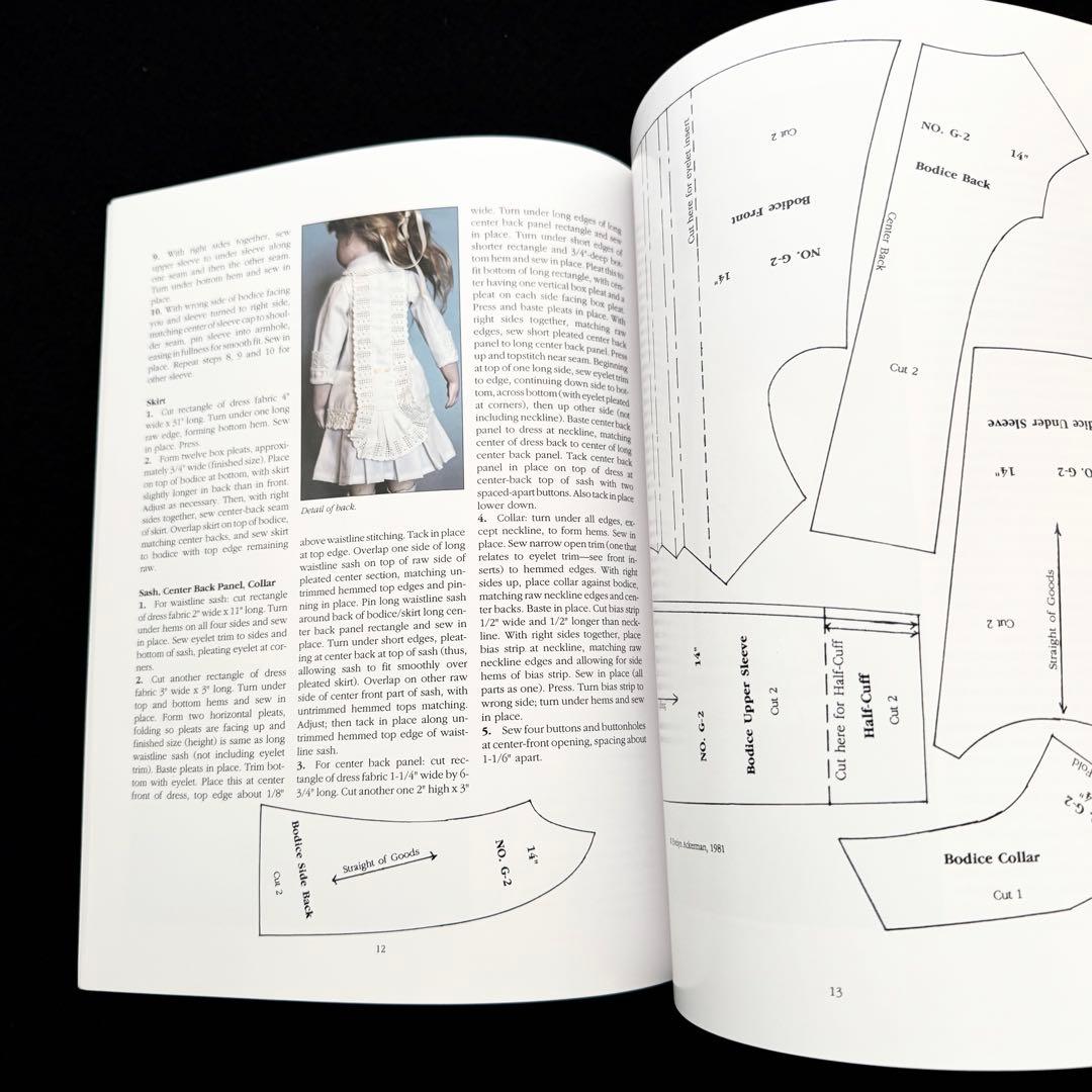 アンティークドールの衣装 型紙集「My Favorite Patterns」手芸
