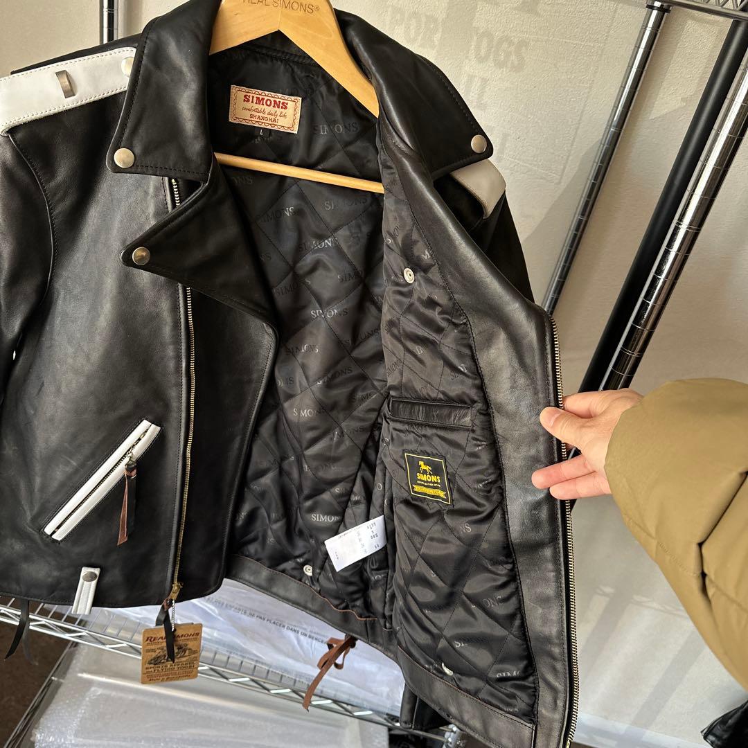 BUCO J-22タイプ 黒白 茶芯ホースハイド TALON仕様 L