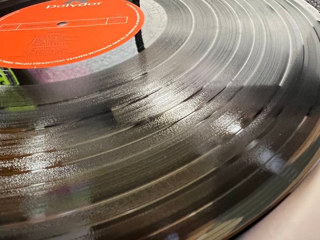 キース・エマーソン インフェルノ 帯付LP洋楽　28MM-0008 1980年