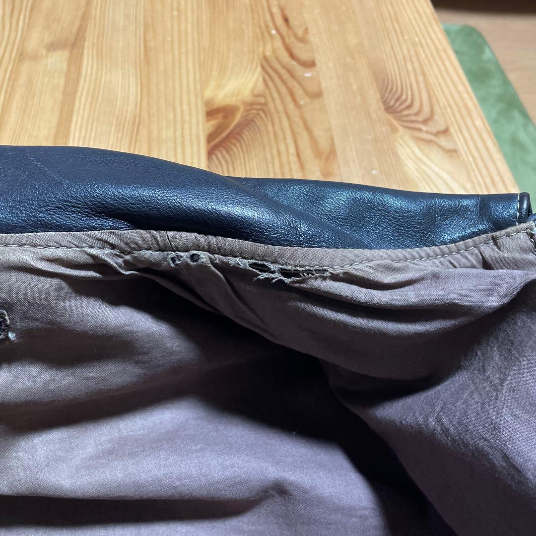 休*k様 VANSON A-2 レザージャケット フライトジャケット　42