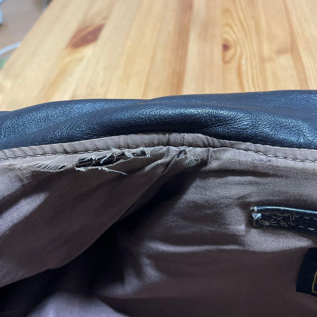 休*k様 VANSON A-2 レザージャケット フライトジャケット　42