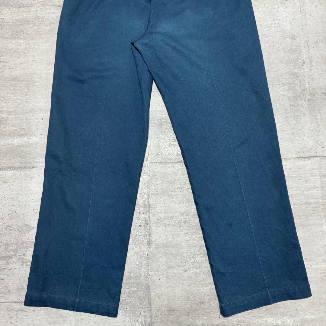 90s USA製 Dickies874 ネイビー チノパン ワークパンツ W34