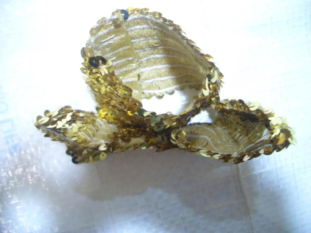 10人分　赤　ベリーダンス　セットアップ　ゴールド髪飾り&アームバンド付き