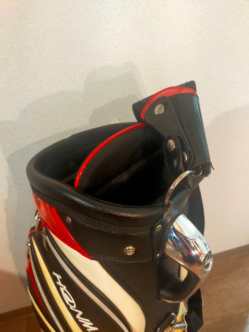 【ゴルフ】キャディバッグ HONMA ５分割 底面ロゴ仕様（希少）