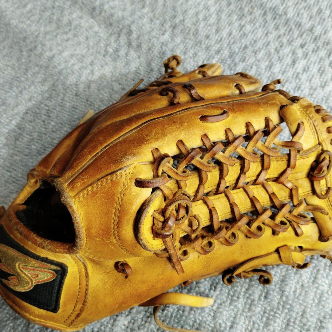 エポライズ（ジームス ハイブランド）硬式野球グラブ キップ革 茶色 大人外野手用