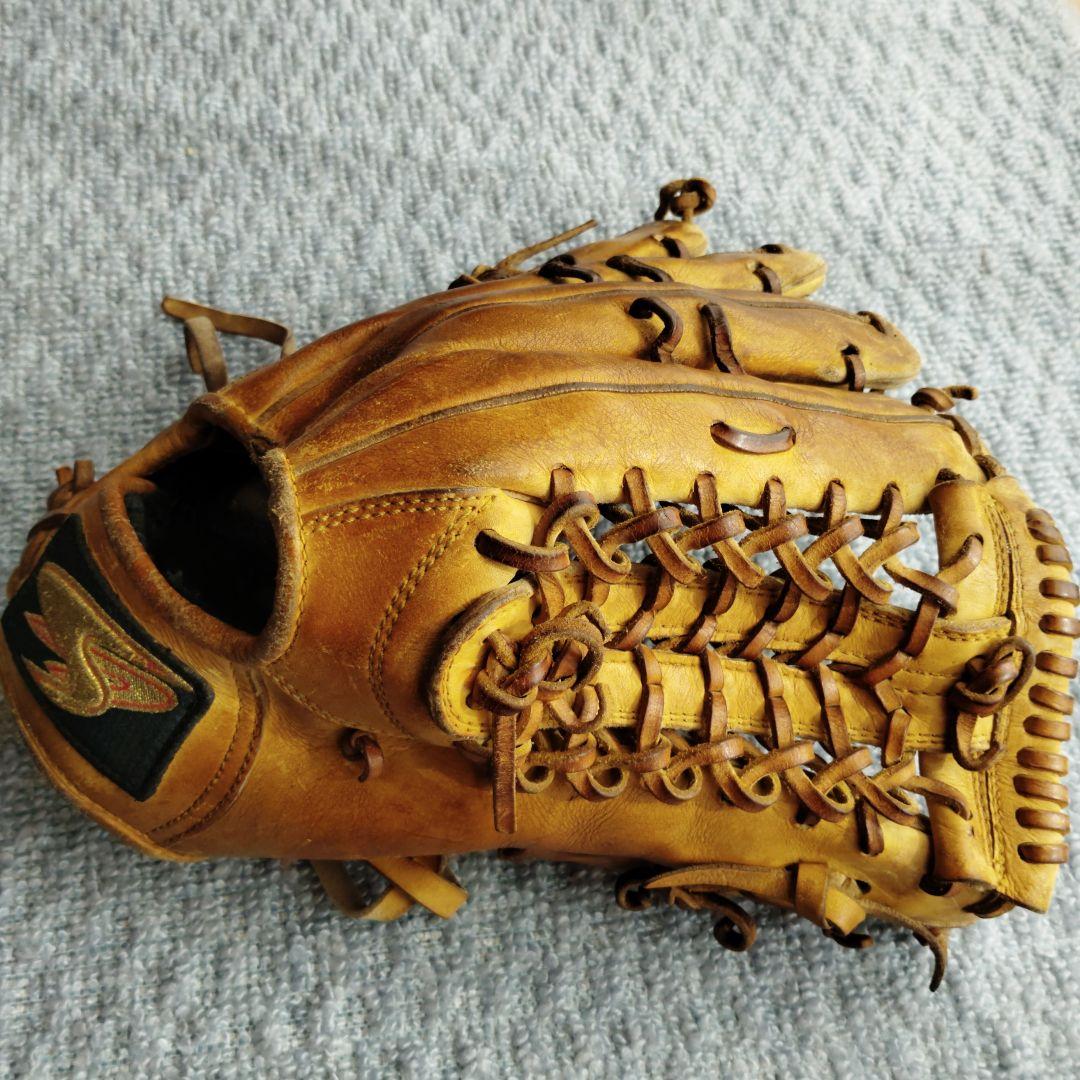 エポライズ（ジームス ハイブランド）硬式野球グラブ キップ革 茶色 大人外野手用