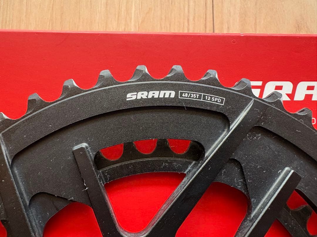 【美品】SRAM Rival AXS E1 チェーンリング 48/35T スラム