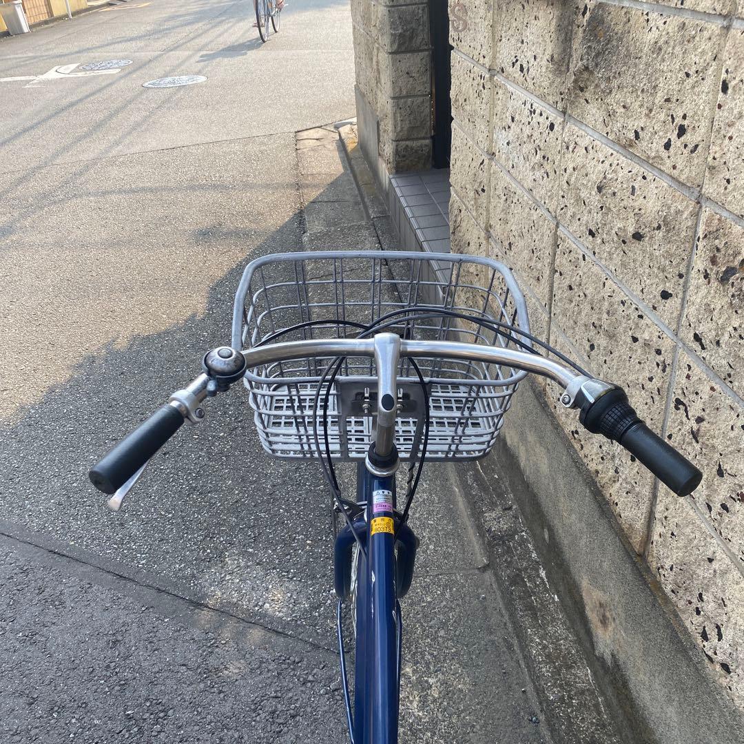 東京都東村山市内(直接取引限定) シティサイクル 26インチ　ネイビー