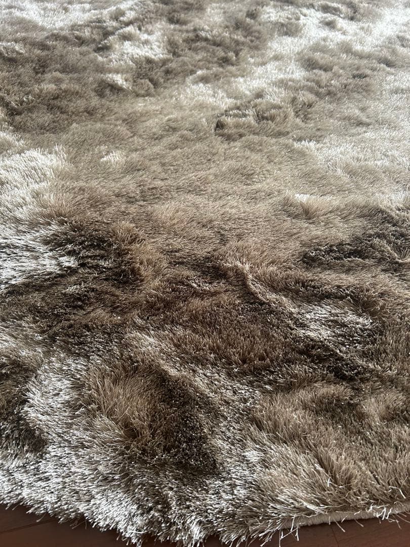 スプリングヴァレー 円形ラグ 150cm ベージュ系 高級　JAB ラグ