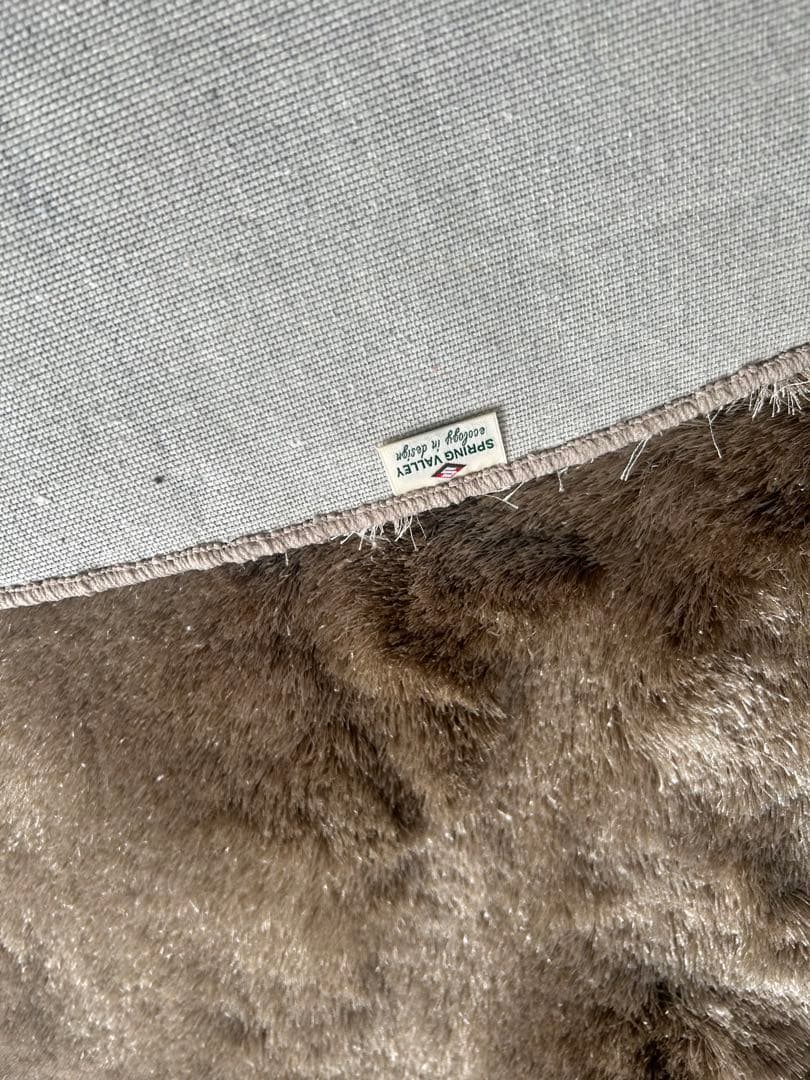 スプリングヴァレー 円形ラグ 150cm ベージュ系 高級　JAB ラグ