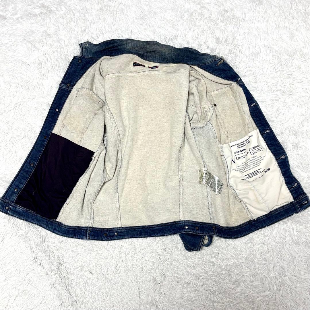 【極美品】ディーゼル　エルシャー　デニムジャケット　Gジャン　XL デニム風