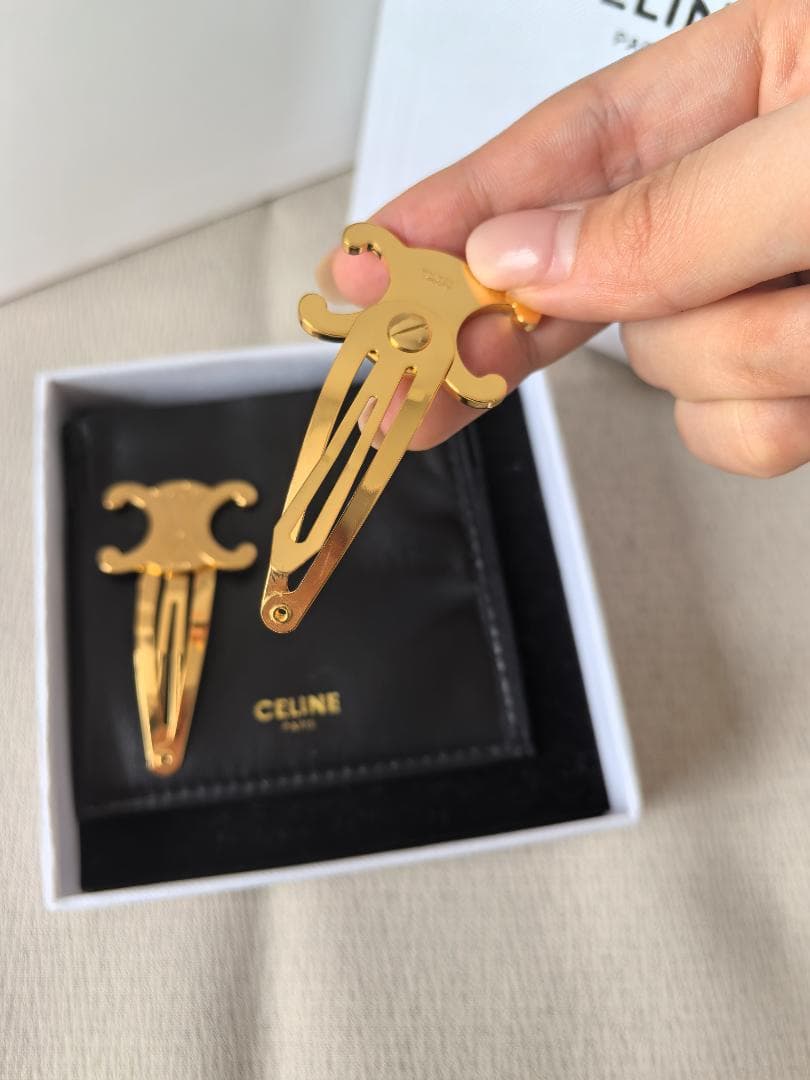 ゴールドカラー ヘアクリップ セット 高級感 お洒落 万能コーデ