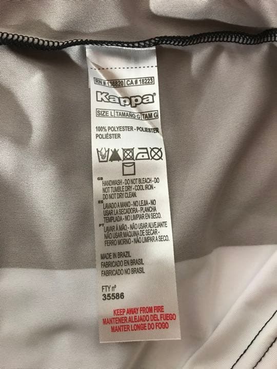 新品正規品KappaサントスFC「10」ガブリエウ・バルボーザ半袖Lユニフォーム