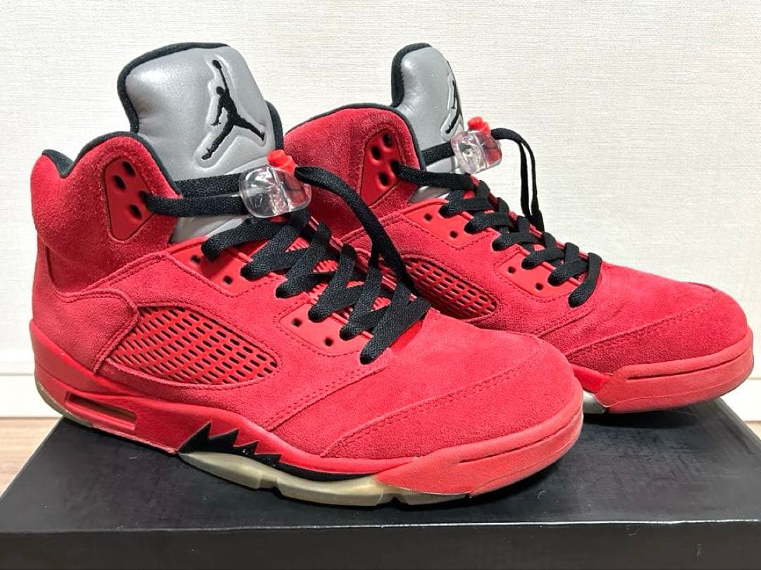 Air Jordan5 エアジョーダン 5 レッドスエード シューズ