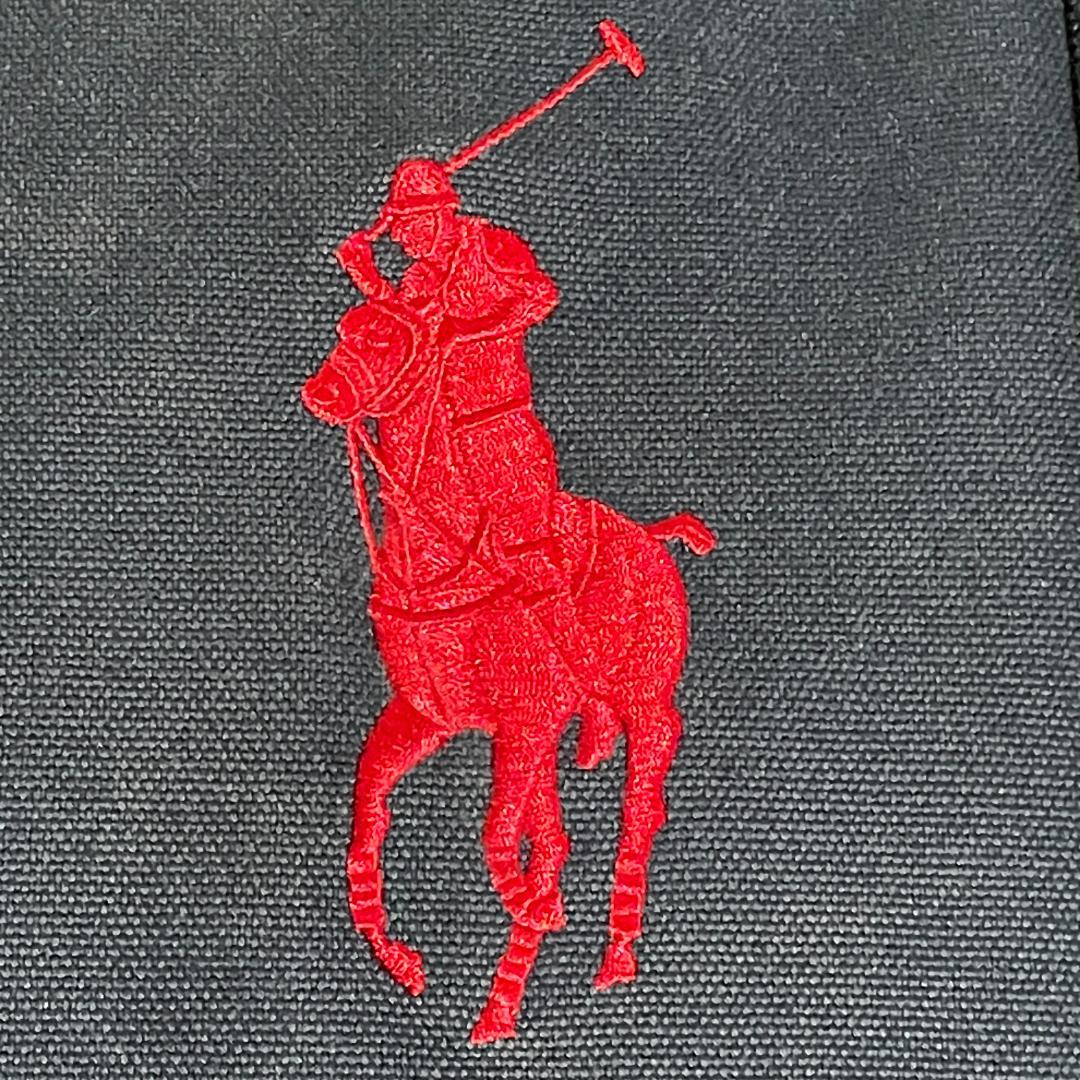 ポロ ラルフローレン　大容量 トートバッグ　ネイビー　刺繍 ポニーロゴ　A3対応