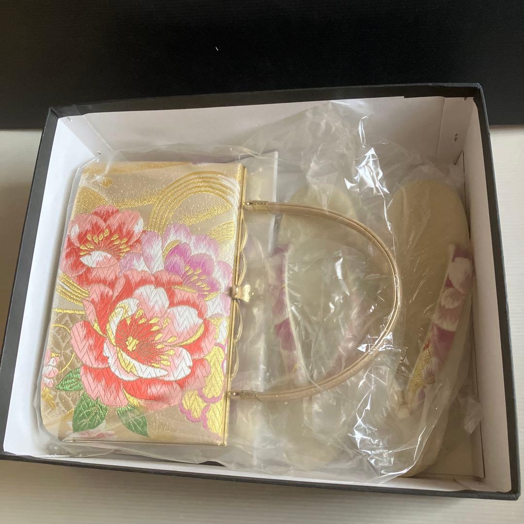 ★572 和装小物　草履　バック　セット