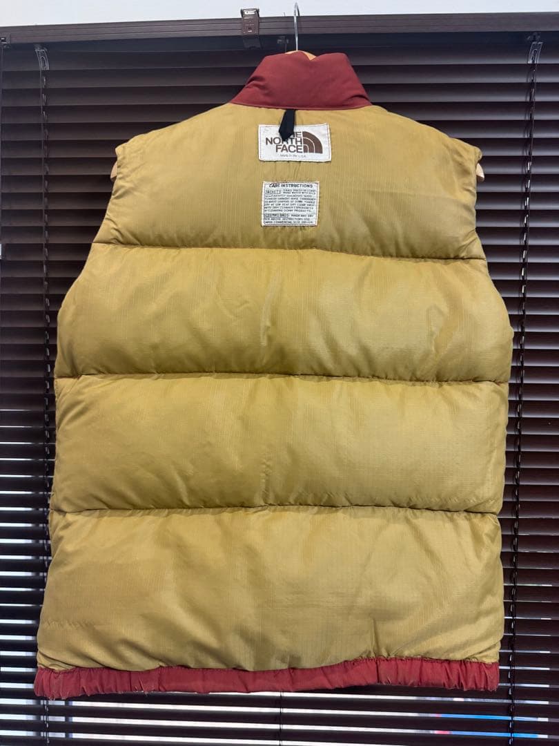 プ*猿様 70s 80s 茶タグ　THE NORTH FACE ダウンベスト