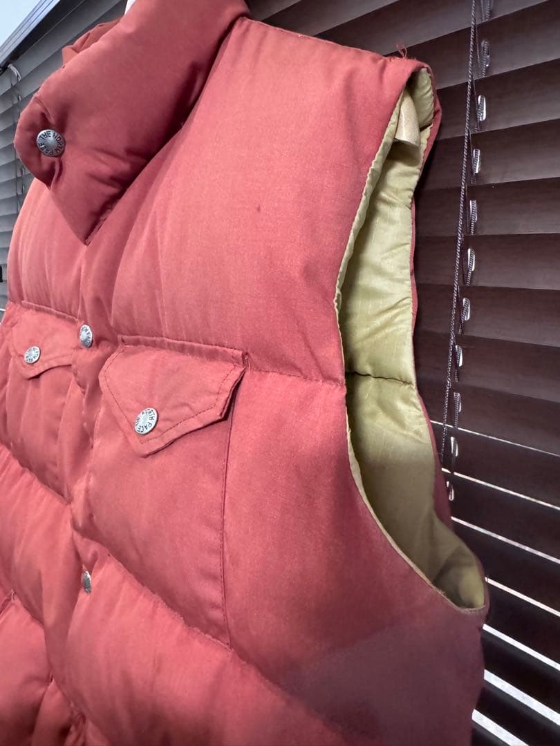 プ*猿様 70s 80s 茶タグ　THE NORTH FACE ダウンベスト
