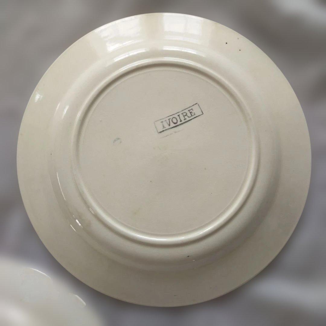 フランスアンティーク　サルグミンヌ　Ivoire 2枚セット