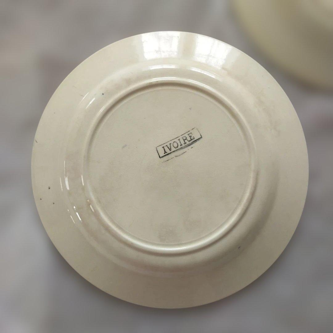 フランスアンティーク　サルグミンヌ　Ivoire 2枚セット