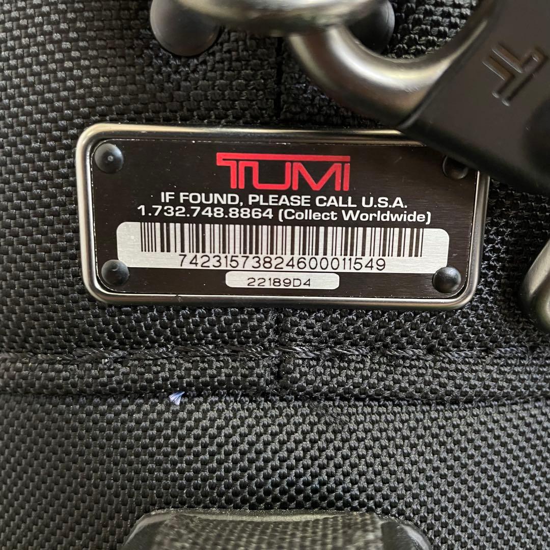 良品　TUMI トゥミ ゴルフ キャディバッグ 22189D4 黒 ブラック