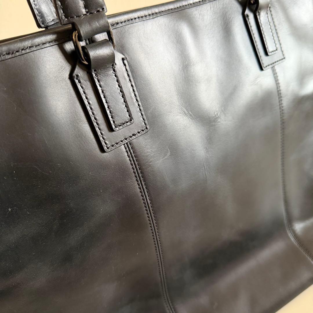 グランジオール Grungeall 本革 レザー トートバッグ ブラック A4