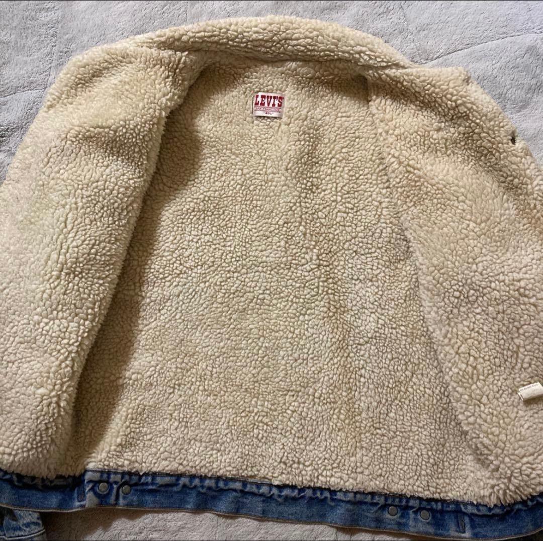 希少46 80sリーバイス 71608 ボア　デニムジャケット　USA製