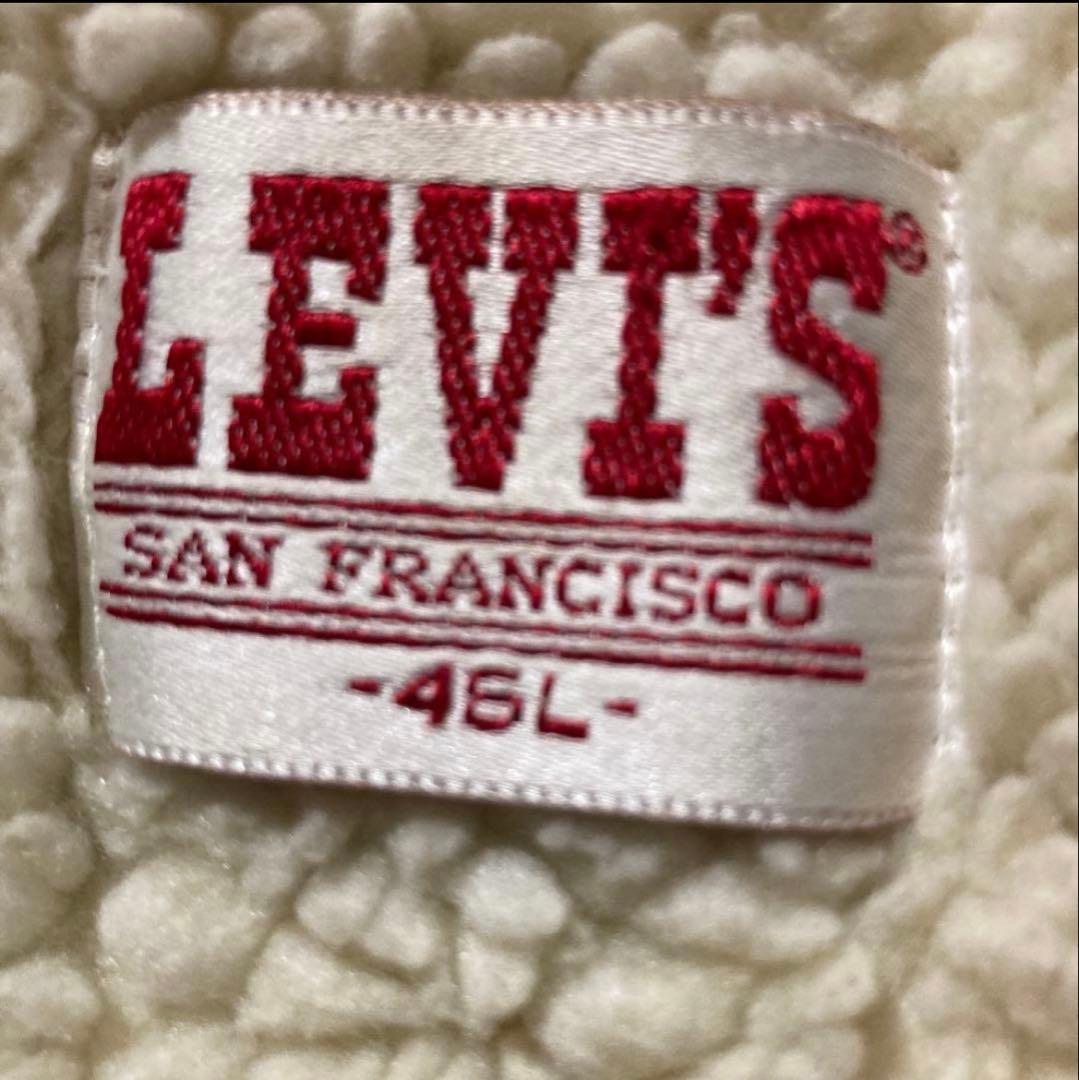 希少46 80sリーバイス 71608 ボア　デニムジャケット　USA製