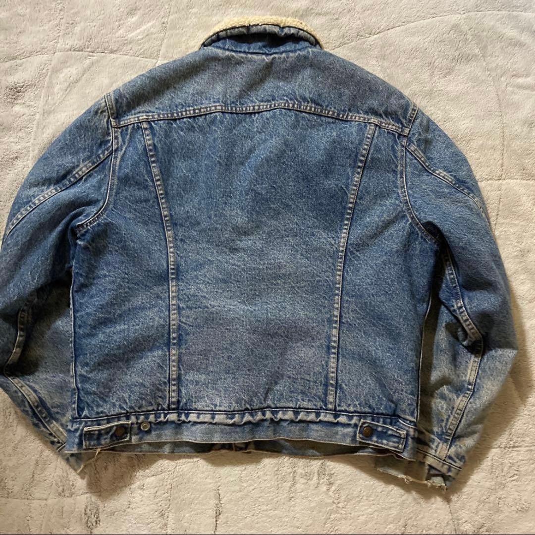 希少46 80sリーバイス 71608 ボア　デニムジャケット　USA製