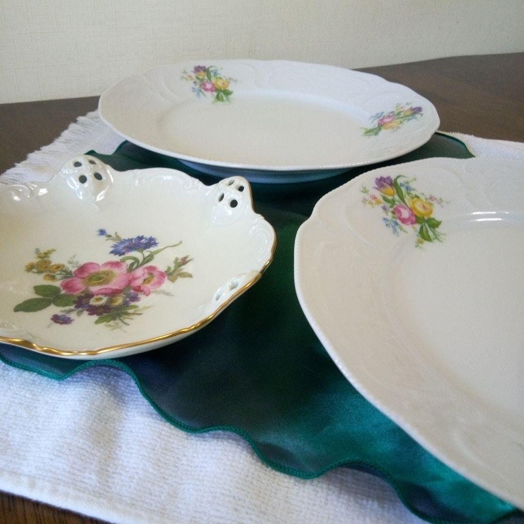 ローゼンタール クラシックローズ ディナープレート 25㎝4枚 深皿 1枚セット