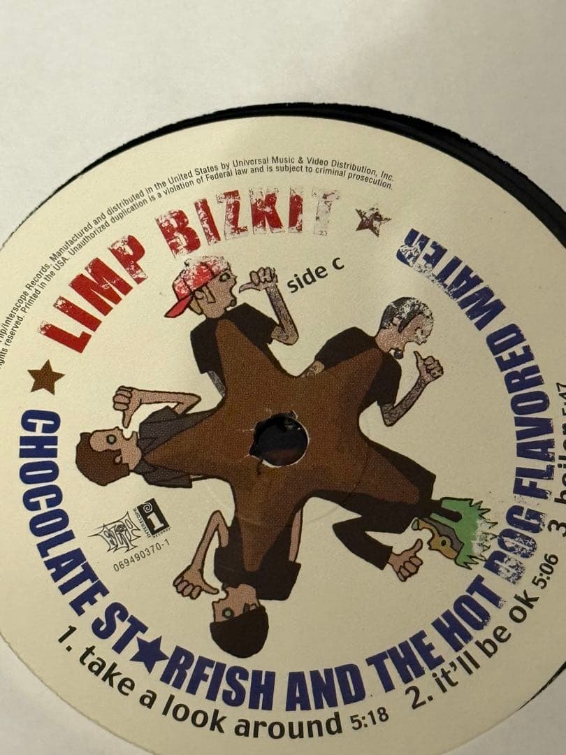 Limp Bizkit chocolate starfish USオリジナル盤