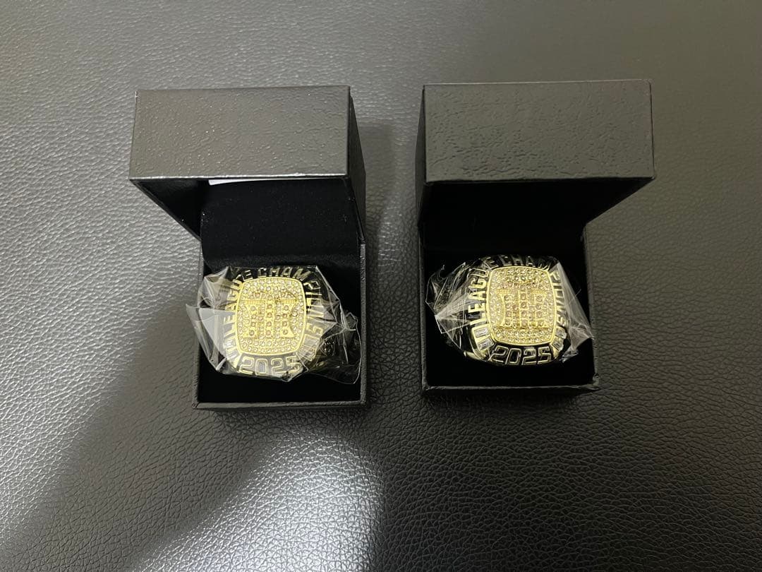 阪神タイガース 2025 レプリカ チャンピオンリング 2個セット